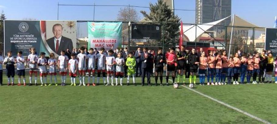 23 Nisan Futbol Turnuvası 'Mahallede Maç Var' başladı