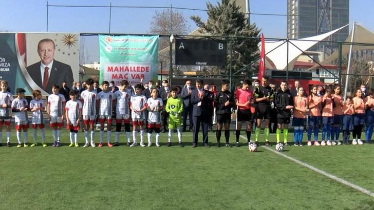 23 Nisan Futbol Turnuvası 'Mahallede Maç Var' başladı
