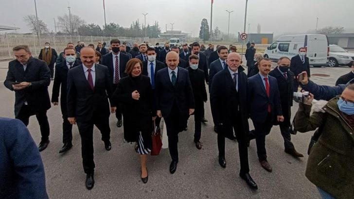 Bakan Karaismailoğlu, Bulgar mevkidaşı tarafından tampon bölgede karşılandı