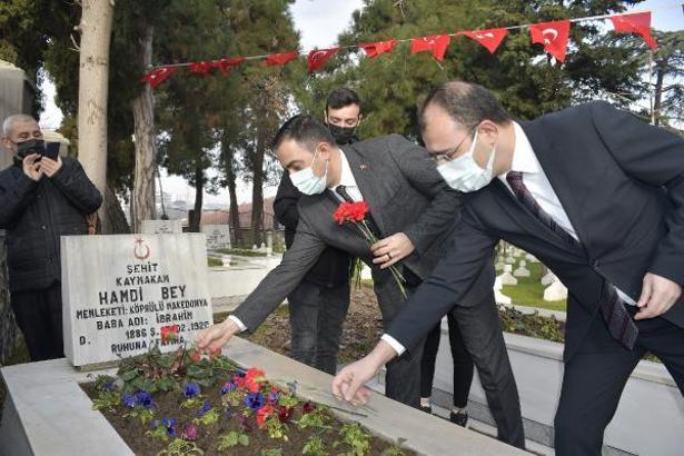 Köprülülü Hamdi Bey için şehit edilişinin 102'nci yılında anma