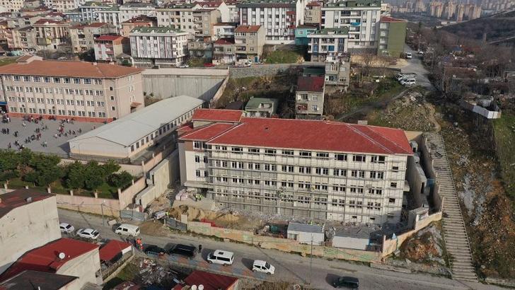 Başakşehir’de inşa edilen ilkokulda sona gelindi