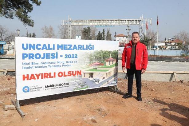 Uncalı Mezarlığı'na 25 milyon liralık yeni düzenleme
