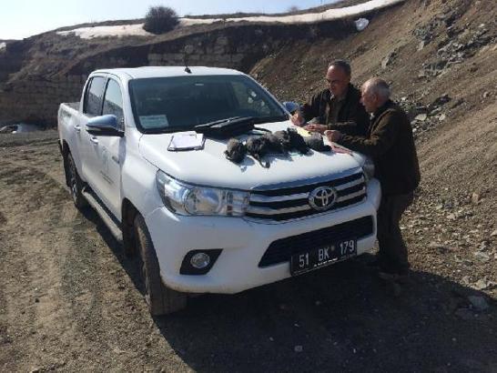 Kayseri'de yasa dışı avlanan 2 kişiye 5 bin 800 TL ceza