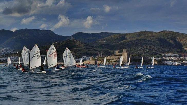 Bodrum'da Optimist Dünya Åžampiyonası hazırlığı sürüyor