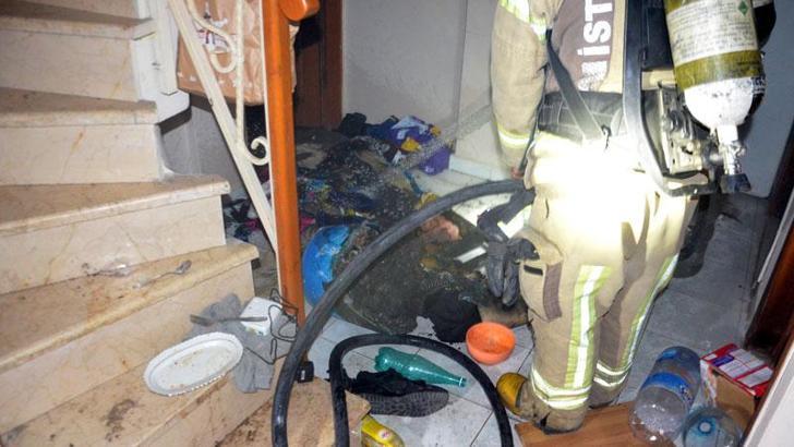 Paspas yakıp tehdit yazısı yazmıştı, bu kez evi ateşe vermek istedi