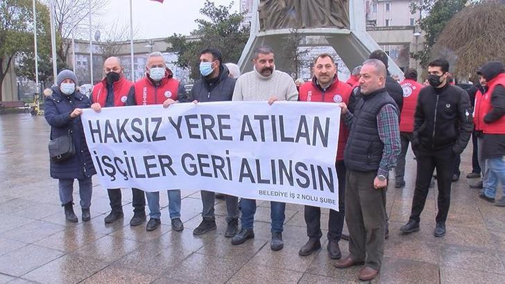 Bakırköy Belediyesi'ne işten çıkarma protestosu