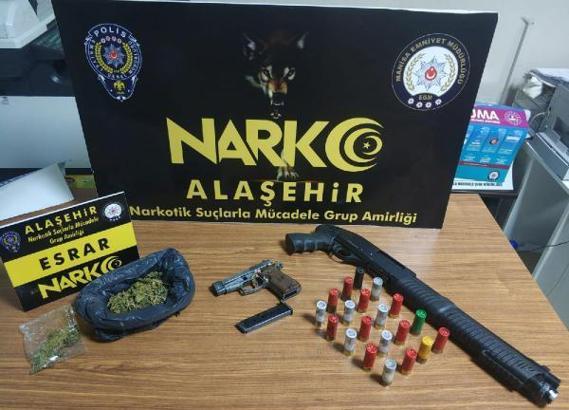 Alaşehir'de uyuşturucuya iki tutuklama