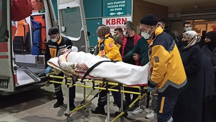 Beton elektrik direği dikmek isterken akıma kapılıp ağır yaralandı