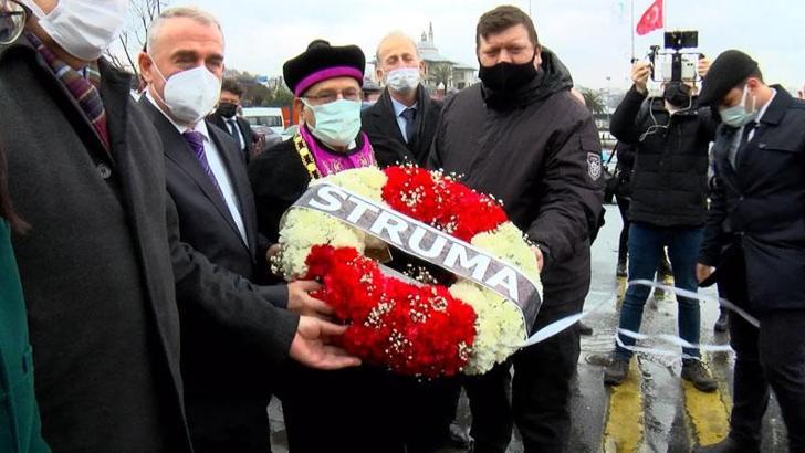 Struma faciasında hayatını kaybedenler Sarayburnu'nda anıldı