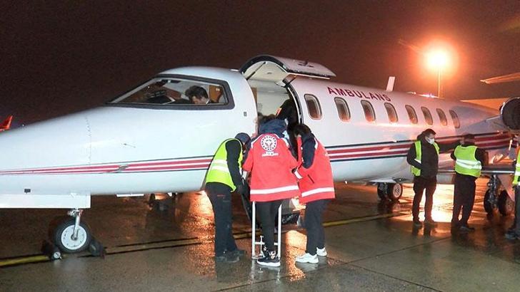 Düşerek yaralanan Milli Okçu Bülent Korkmaz, ambulans uçakla Türkiye'ye getirildi