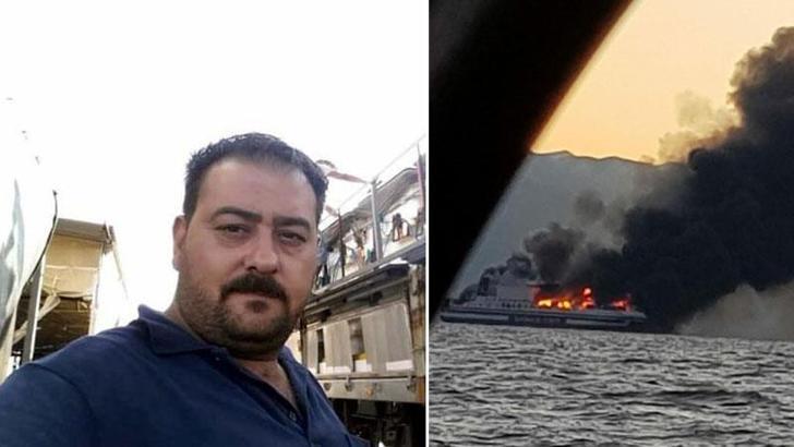 Feribot yangınında kaybolan Aydınlı şoförden 8 gündür haber yok
