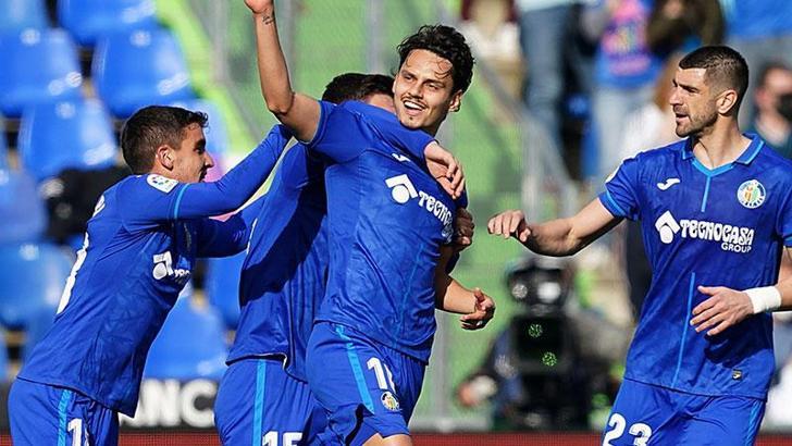 Getafe 1 puanı Enes Ünal ile kurtardı