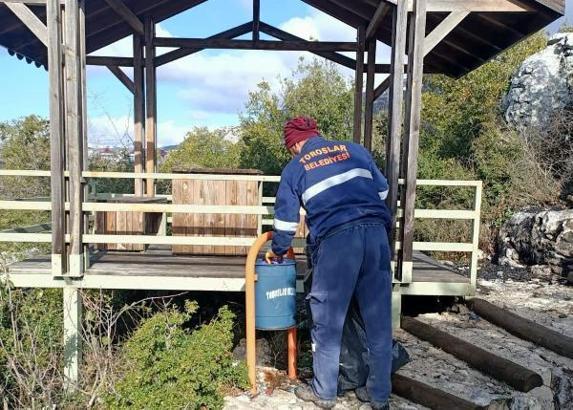 Toroslar’ın piknik alanları temizleniyor