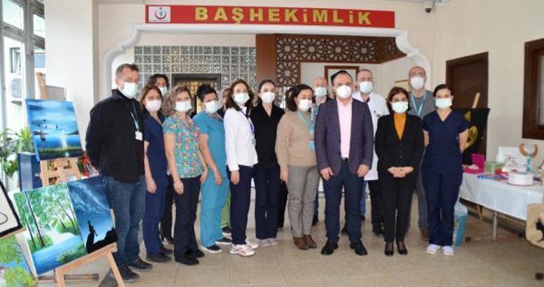 AMATEM hastalarından çok özel bir sergi