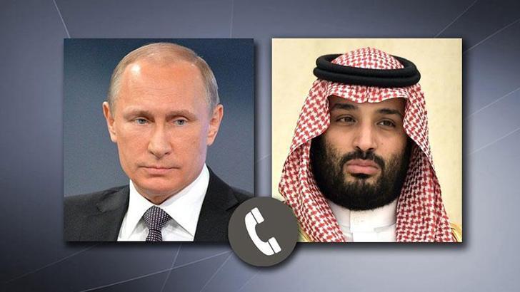 Putin, Suudi Arabistan Veliaht Prensi Muhammed bin Salman ile telefonda görüştü