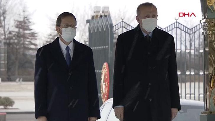 İsrail Cumhurbaşkanı Herzog Ankara'da