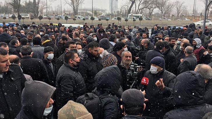 Ankara'da özel halk otobüsü esnafı kontak kapattı