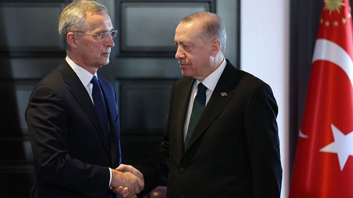 Erdoğan, NATO Genel Sekreteri Stoltenberg'i kabul etti