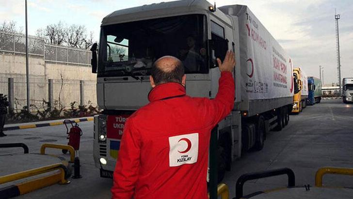 Kızılay Ukrayna'nın Çernivtsi bölgesinde beslenme desteği veriyor