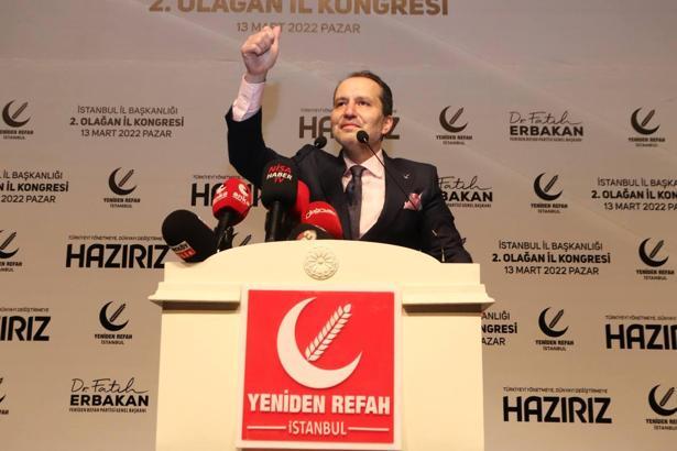 Yeniden Refah Partisi, İstanbul 2’nci Olağan Kongresi’ni yaptı