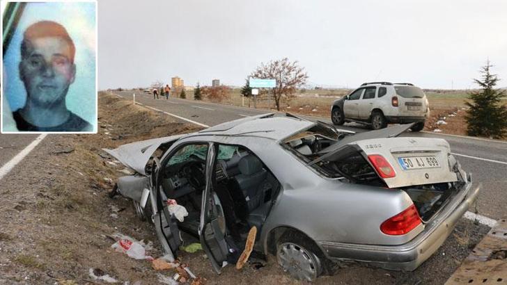Refüje giren otomobil takla attı: 1 ölü, 2 yaralı