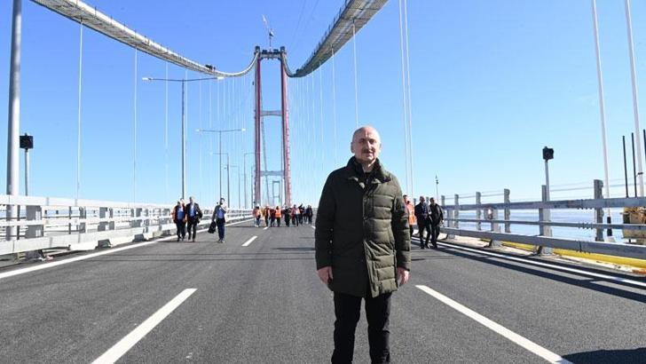 Bakan Karaismailoğlu: 1915 Çanakkale Köprüsü'nün üretime etkisi 5,3 milyar euro