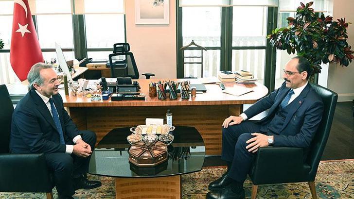 Sözcü Kalın, Fransa Cumhurbaşkanı Özel Temsilcisi ile görüştü