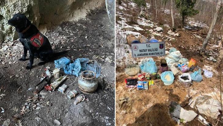 Hatay’da terör örgütünün mühimmatı ele geçirildi