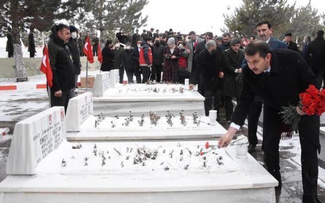 Sivas'ta şehitlik ziyareti