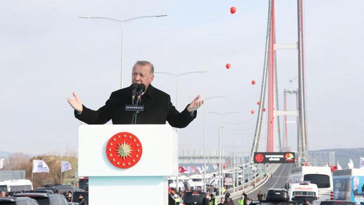 1915 Çanakkale Köprüsü açıldı