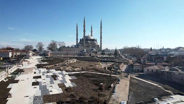 Selimiye Meydanı, mayısta açılıyor; Türkiye'nin en büyüklerinden olacak
