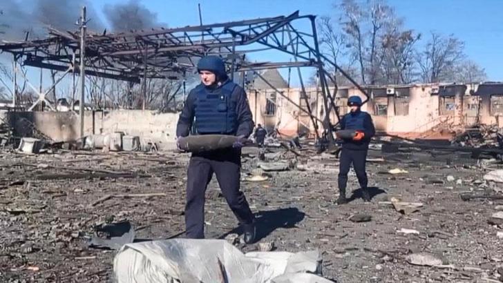 Çernihiv’de 91 bomba ele geçirildi