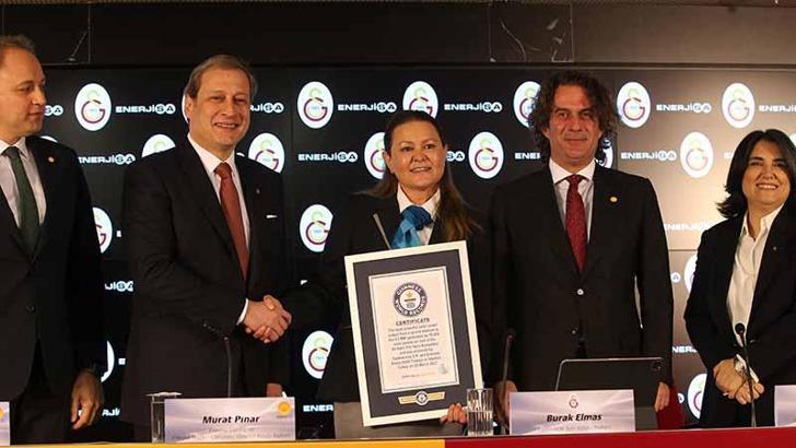 Galatasaray Kulübü, Guinness Rekorlar Kitabı'na girdi