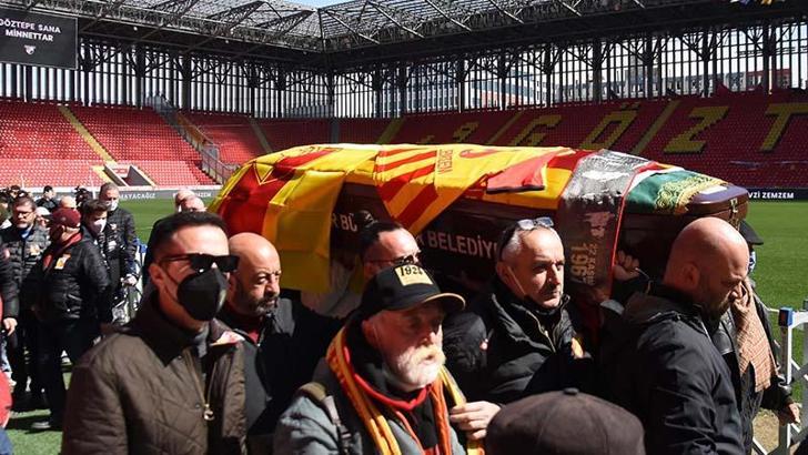 Göztepe'nin efsane ismi Fevzi Zemzem son yolculuğuna uğurlandı