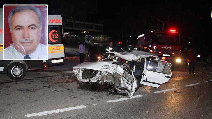 TIR'a çarpan otomobilin sürücüsü öldü