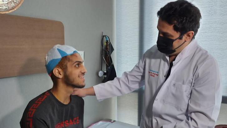 Vascular lump in the brain of an Iraqi patient was removed in a 9-hour operation in Turkey