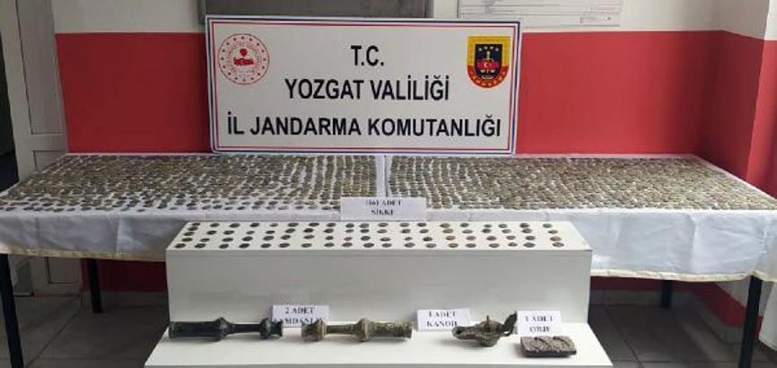 Yozgat'ta 1665 adet tarihi eser ele geçirildi