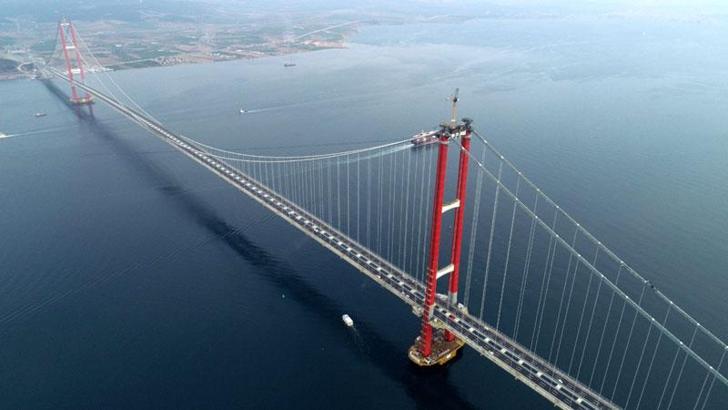 1915 Çanakkale Köprüsü'nden ücretli geçişler başladı