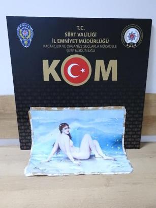 Siirt'te Picasso imzalı tablo ele geçirildi, Batman'da incelenecek