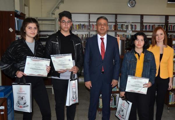 Serik'te en fazla kitap okuyanlar ödüllendirildi