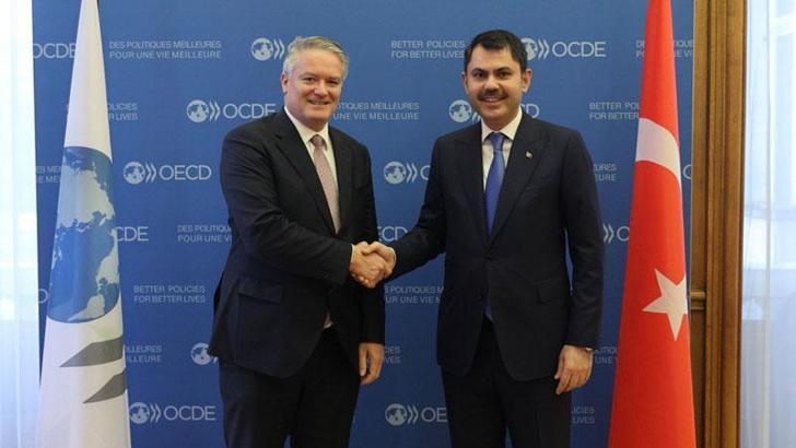 Bakan Kurum, OECD Genel Sekreteri Cormann ile görüştü
