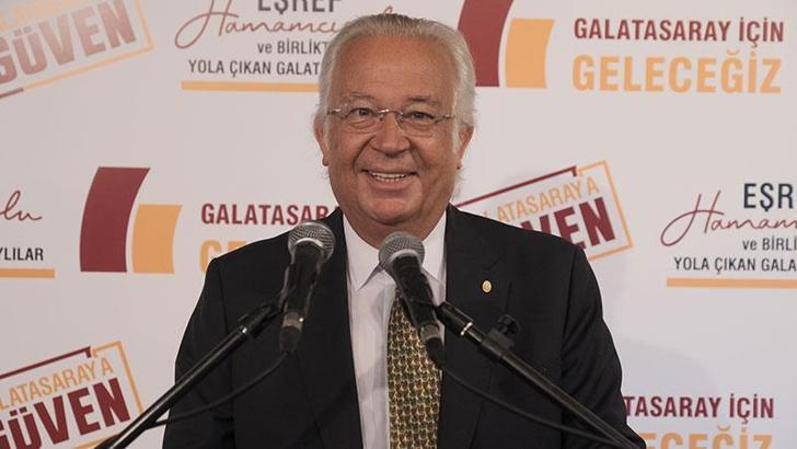 Eşref Hamamcıoğlu, Galatasaray başkanlığına adaylığını açıkladı