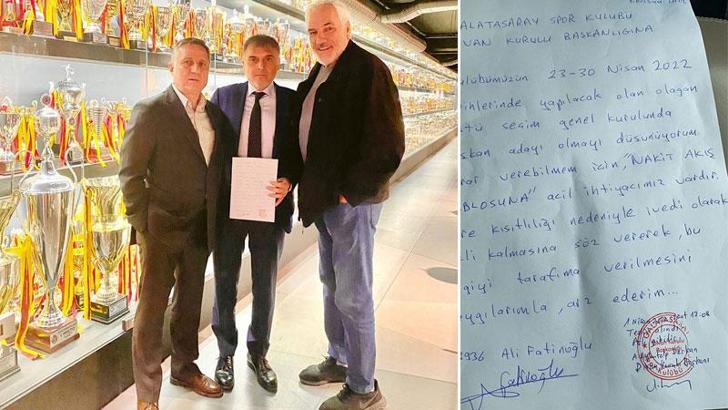 Ali Fatinoğlu'ndan Galatasaray Divan Başkanlığı'na 'nakit akım tablosu" dilekçesi