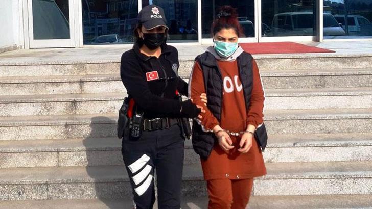 Oğlunu döven komşusunu bıçakla yaralayan kadın tutuklandı