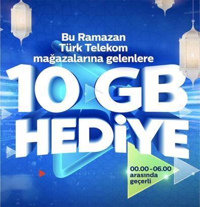 Türk Telekom’dan Ramazan’da 10 GB hediye