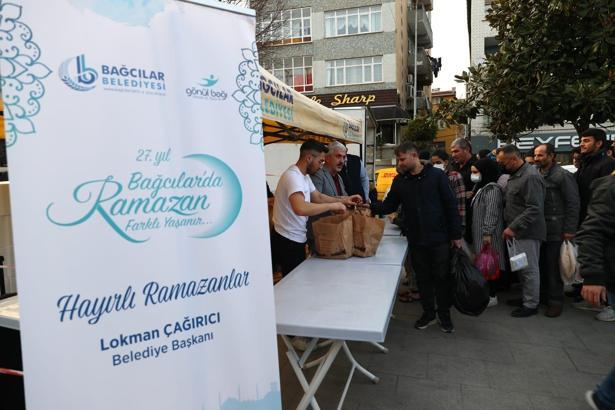 Bağcılar’da Ramazan ayı boyunca iftarlık kumanya dağıtılacak