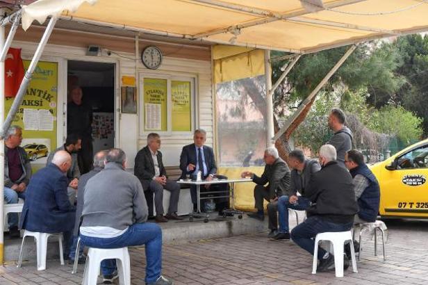 Başkan Esen, Uncalı'da taksici esnafıyla buluştu