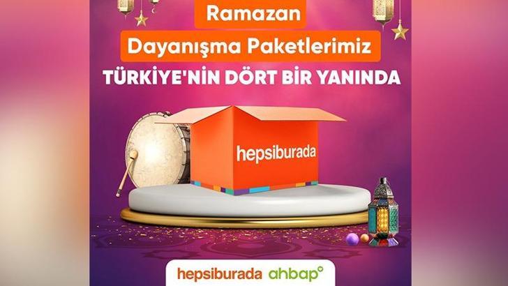 Hepsiburada ‘Ramazan Dayanışma Paketleri’ni ihtiyaç sahiplerine ulaştırdı