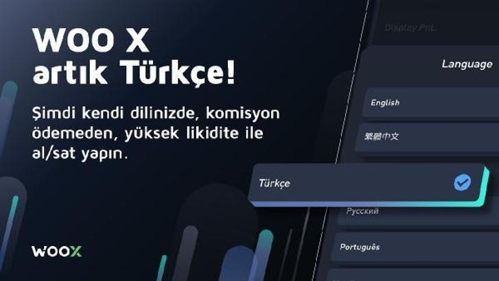 WOO X Türkçe dil desteğini kullanıma sundu