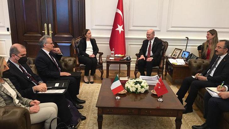 Bakan Soylu, İtalyan mevkidaşıyla görüştü